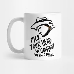 Pick Your Head Up - Black Mug